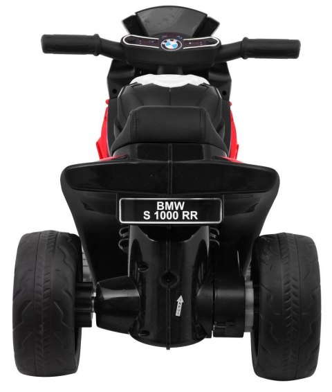 Motor BMW S1000 RR Mini na akumulator dla dzieci Czerwony + 3 koła + Dźwięki + LED Ramiz