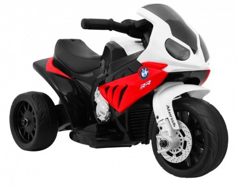 Motor BMW S1000 RR Mini na akumulator dla dzieci Czerwony + 3 koła + Dźwięki + LED Ramiz