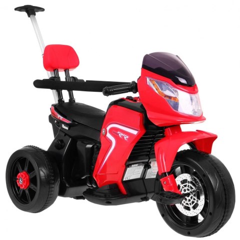 Pchaczyk Rowerek Motorek elektryczny 3w1 dla dzieci Czerwony + Piankowa poręcz + Audio LED Ramiz Pchaczyk Rowerek Motorek elektryczny 3w1 dla dzieci Czerwony + Piankowa poręcz + Audio LED Ramiz