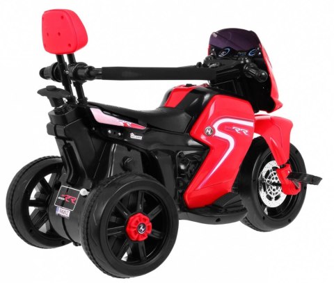 Pchaczyk Rowerek Motorek elektryczny 3w1 dla dzieci Czerwony + Piankowa poręcz + Audio LED Ramiz Pchaczyk Rowerek Motorek elektryczny 3w1 dla dzieci Czerwony + Piankowa poręcz + Audio LED Ramiz