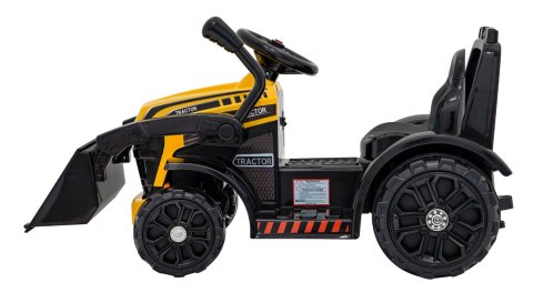 Traktor Spychacz G320 dla najmłodszych dzieci Żółty + Ruchoma łyżka + Melodie + Klakson + Światła LED Ramiz