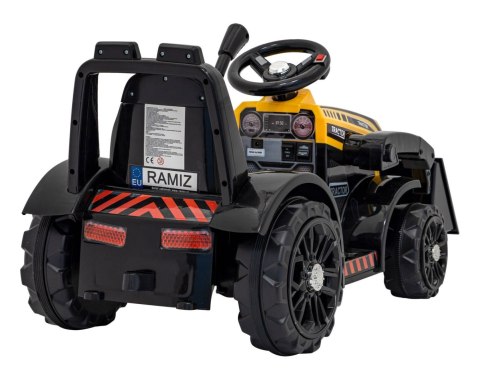 Traktor Spychacz G320 dla najmłodszych dzieci Żółty + Ruchoma łyżka + Melodie + Klakson + Światła LED Ramiz