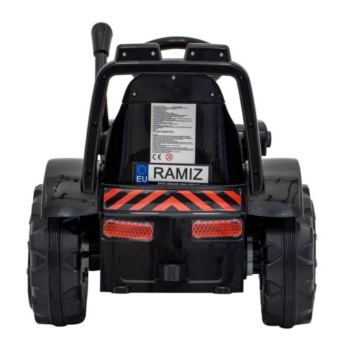 Traktor Spychacz G320 dla najmłodszych dzieci Żółty + Ruchoma łyżka + Melodie + Klakson + Światła LED Ramiz