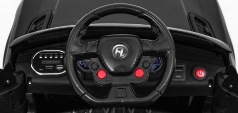 Autko Start Run na akumulator Czarny + Pilot + Funkcje bezpieczeństwa + MP3 LED Ramiz