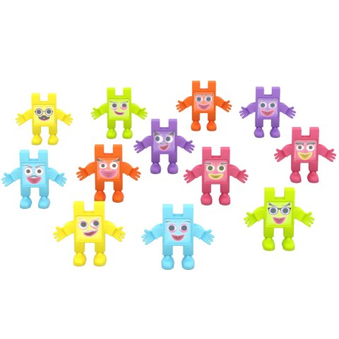 Zestaw Klocków Figurek Emoti Happy 12 Elementów Naklejki Buźki Klocki Meli Meli Zestaw Klocków Figurek Emoti Happy 12 Elementów Naklejki Buźki Klocki Meli Meli