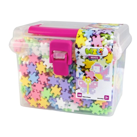Zestaw Klocków Konstrukcyjnych 1100 Sztuk Minis Pastel Travel Box Puzzle Meli Zestaw Klocków Konstrukcyjnych 1100 Sztuk Minis Pastel Travel Box Puzzle Meli
