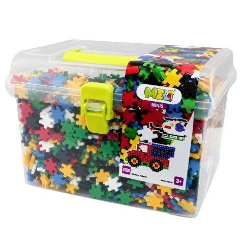 Zestaw Klocków Konstrukcyjnych 2500 Elementów Minis Travel Box Puzzle Meli Zestaw Klocków Konstrukcyjnych 2500 Elementów Minis Travel Box Puzzle Meli