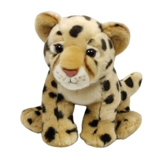 Maskotka Gepard Siedzący Pluszak 25cm Miękka Przytulanka Miś Gepard DUBI