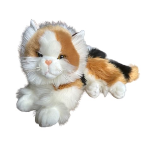 Maskotka Kot Calico Biało-Rudy Pluszak 30cm Miękka Przytulanka Miś Kotek DUBI Maskotka Kot Calico Biało-Rudy Pluszak 30cm Miękka Przytulanka Miś Kotek DUBI