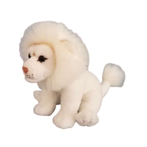 Maskotka Lew Biały Siedzący Pluszak 20cm Miękka Przytulanka Miś Zwierzątko DUBI Maskotka Lew Biały Siedzący Pluszak 20cm Miękka Przytulanka Miś Zwierzątko DUBI