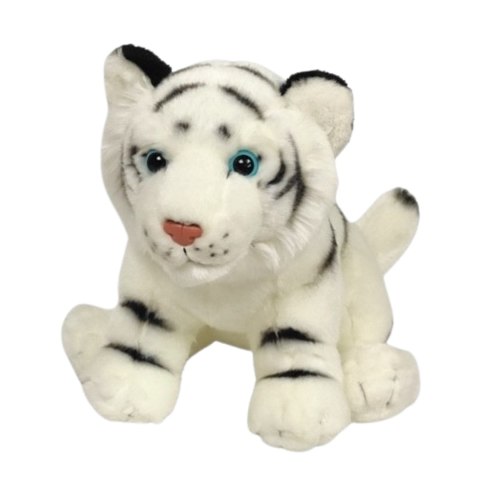 Maskotka Tygrys Biały Duży Pluszak 25cm Miękka Przytulanka Miś Tygrysek DUBI Maskotka Tygrys Biały Duży Pluszak 25cm Miękka Przytulanka Miś Tygrysek DUBI