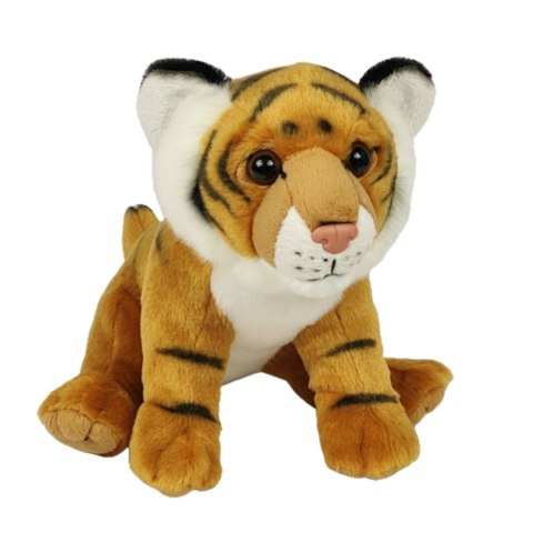 Maskotka Tygrys Brązowy Siedzący Pluszak 18cm Miękka Przytulanka Miś DUBI Maskotka Tygrys Brązowy Siedzący Pluszak 18cm Miękka Przytulanka Miś DUBI