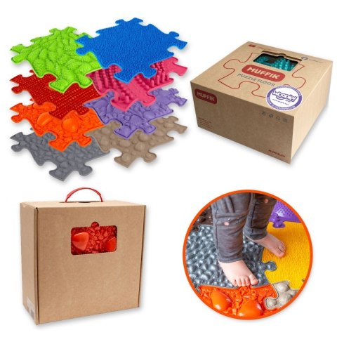 WOOPIE Mata Sensoryczna Ortopedyczna Puzzle 8 el. WERSJA-1A Woopie WOOPIE Mata Sensoryczna Ortopedyczna Puzzle 8 el. WERSJA-1A Woopie